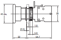 A22NE-PD / A22NE-P / A22E Dimensions 38 