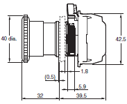 A22NE-PD / A22NE-P / A22E Dimensions 23 