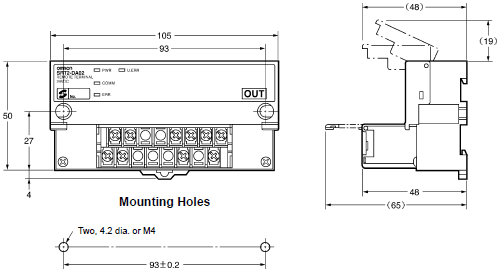 SRT2-DA02 Dimensions 1 