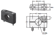 E3ZS, E3FS Dimensions 7 