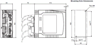 R88M-G, R88D-GN[]-ML2 Dimensions 4 