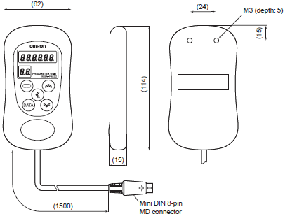 R88M-G, R88D-GN[]-ML2 Dimensions 53 