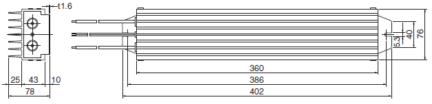 R88M-G, R88D-GN[]-ML2 Dimensions 57 