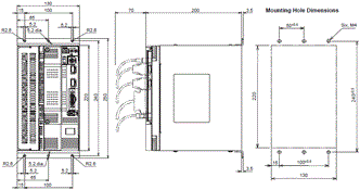 R88M-G, R88D-GN[]-ML2 Dimensions 7 