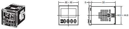 H7CX-A Dimensions 3 