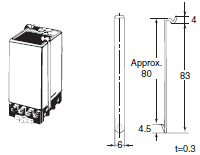 61F-GP-N[] Dimensions 4 