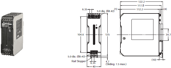 S8VK-C Dimensions 2 