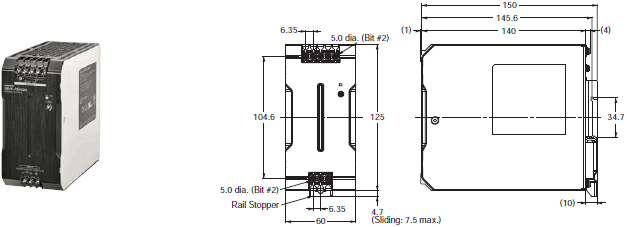 S8VK-C Dimensions 3 