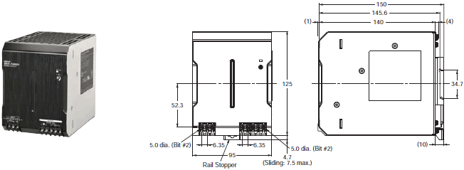 S8VK-C Dimensions 4 