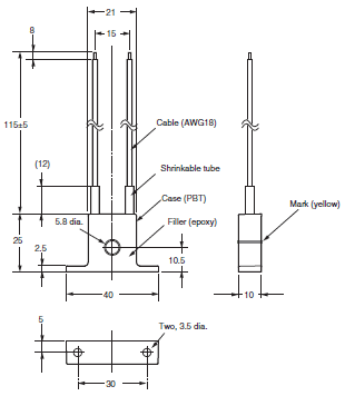 E5CC-800, E5CC-U-800 Dimensions 24 