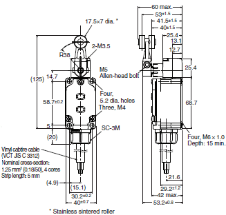 thumbnail image 2 of Omron WLCA12-TS WLCA2-LE Series Limit Switch – Multiple Models Available 2 of 3