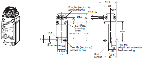 D4A-[]N Dimensions 3 