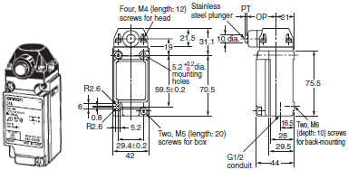 D4A-[]N Dimensions 8 