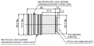 3Z4S-LE VS-L / M42-10 Series Dimensions 2 