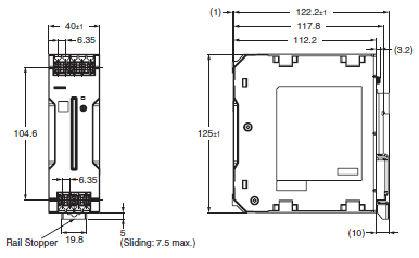 S8VK-T Dimensions 1 