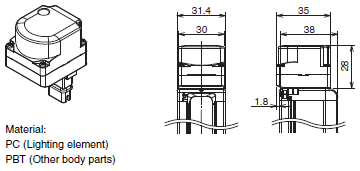 F3SG-R Series Dimensions 151 