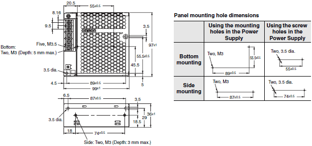 S8FS-C Dimensions 4 