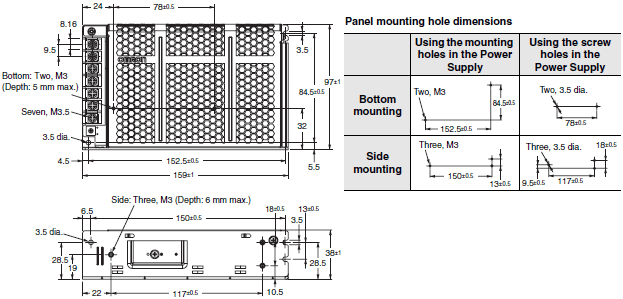 S8FS-C Dimensions 6 