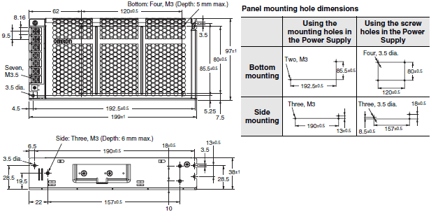 S8FS-C Dimensions 7 