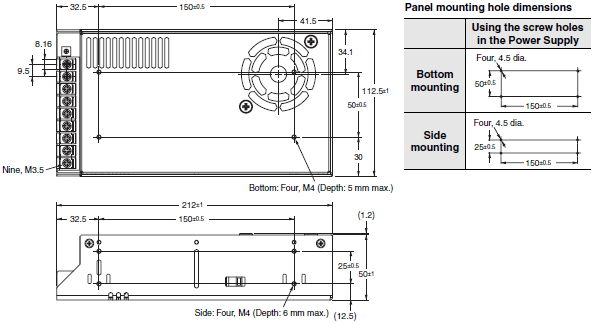 S8FS-C Dimensions 9 