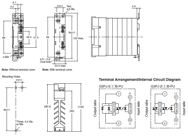 G3PJ Dimensions 3 