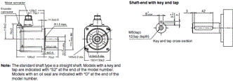 R88M-1[] / R88D-1SN[]-ECT Dimensions 61 