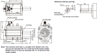 R88M-1[] / R88D-1SN[]-ECT Dimensions 47 