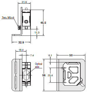 E3ZR-C Dimensions 25 