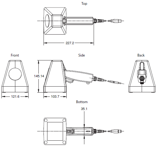 LVS-9580 Series Dimensions 1 