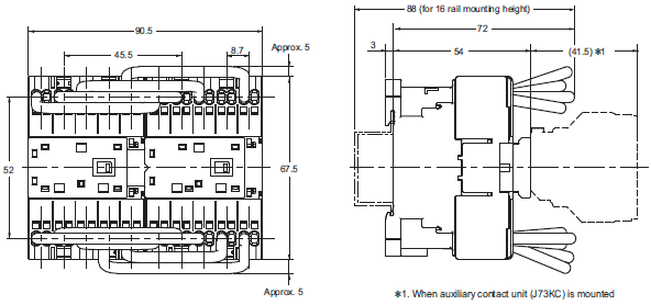 J7KC Series Dimensions 3 