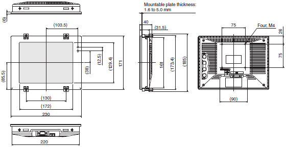 FH-SMD Dimensions 15 