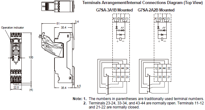 G7SA Dimensions 6 