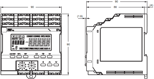 K7DD Dimensions 1 
