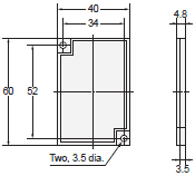 E3Z-[]-UL Dimensions 32 