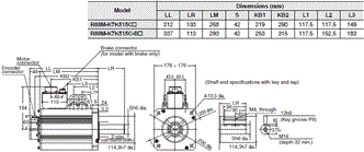 R88M-K, R88D-KN[]-ECT Dimensions 58 