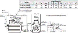 R88M-K, R88D-KN[]-ECT Dimensions 78 