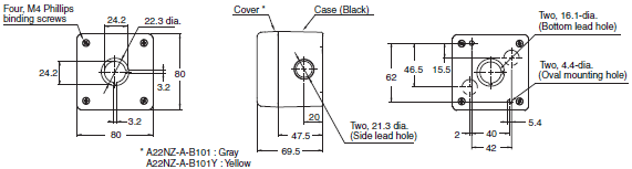 A22NN / A22NL Dimensions 41 