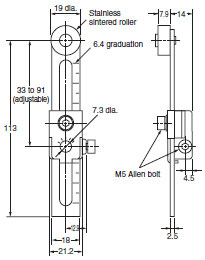 D4A-[]N Dimensions 34 