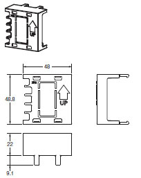 E5CN, E5CN-U Dimensions 5 